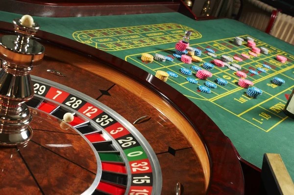Live casino table with professional dealers and game interface